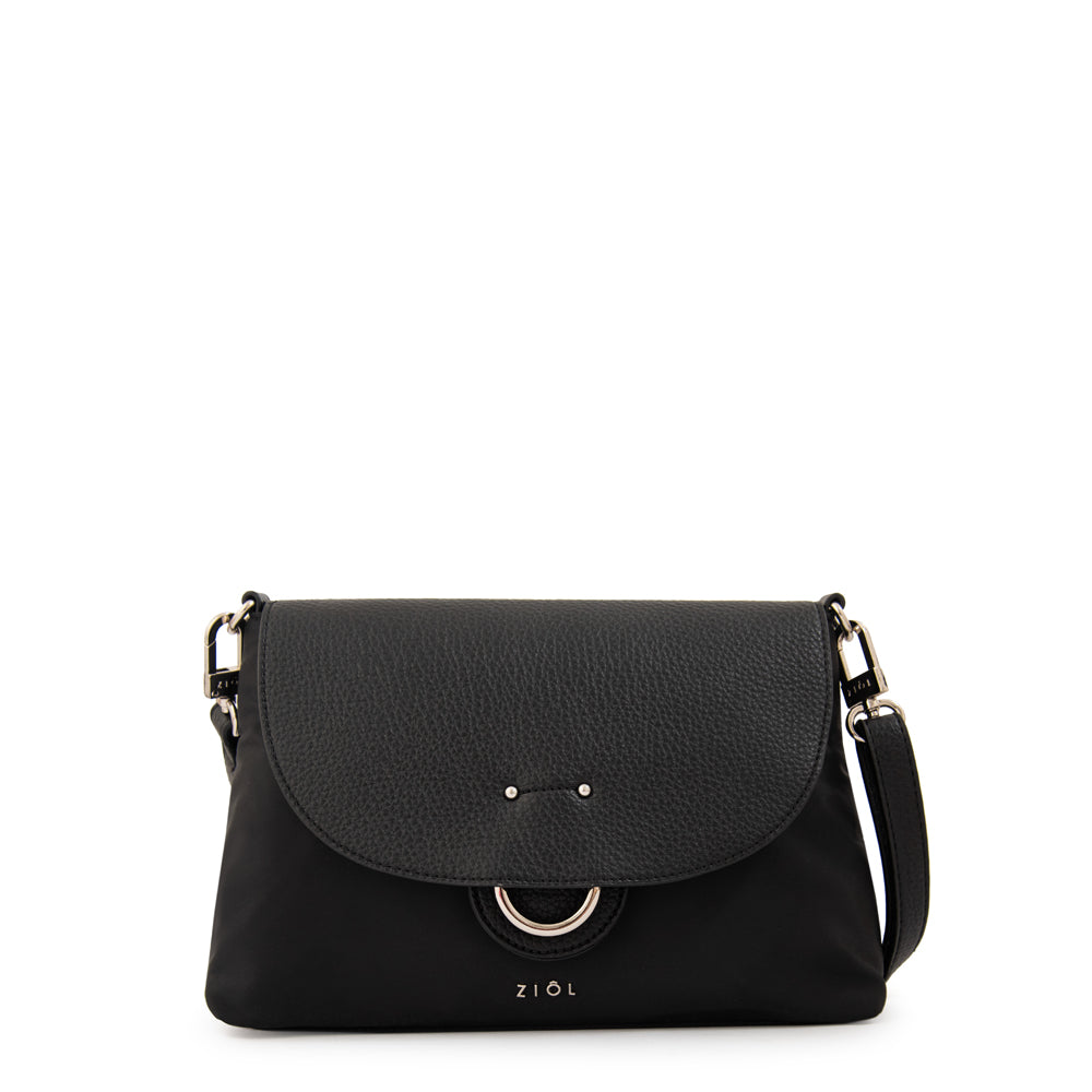 Cartera bandolera anastasia mediana negro