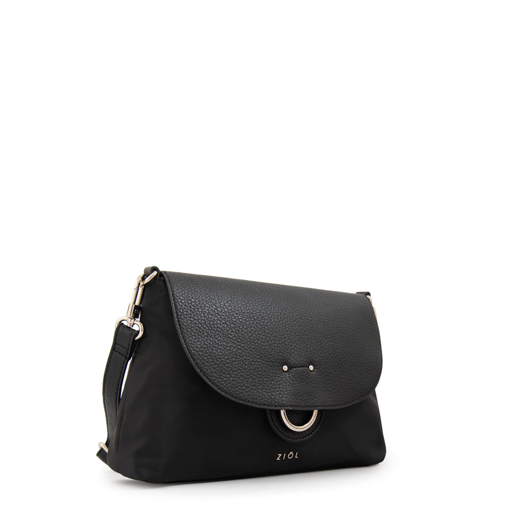 Cartera bandolera anastasia mediana negro