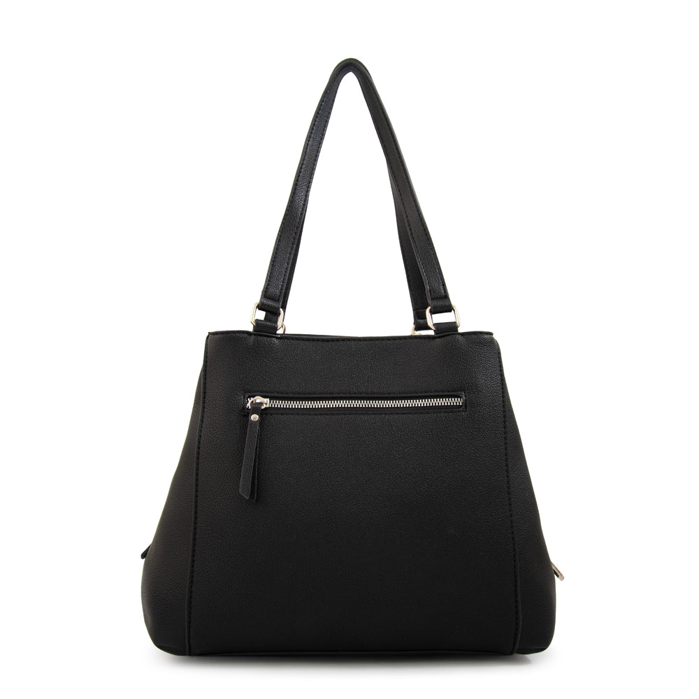 Cartera tote tres divisiones susana grande negro