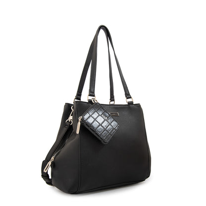 Cartera tote tres divisiones susana grande negro