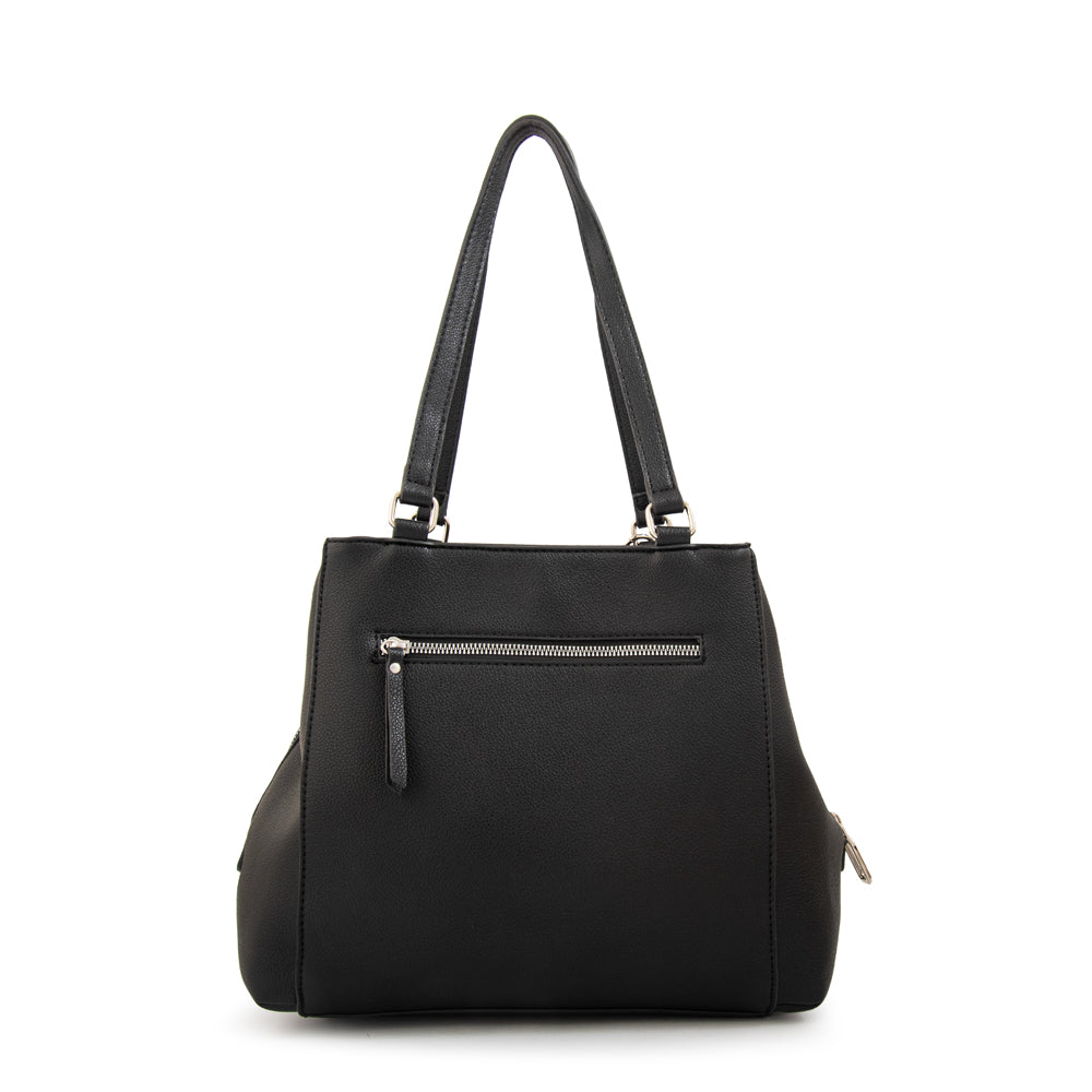 Cartera tote tres divisiones susana grande negro