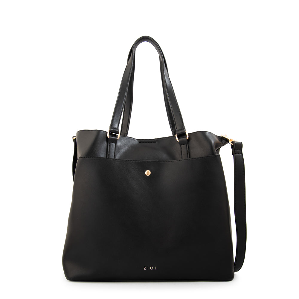 Cartera tote siberia grande negro