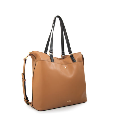 Cartera tote siberia grande café