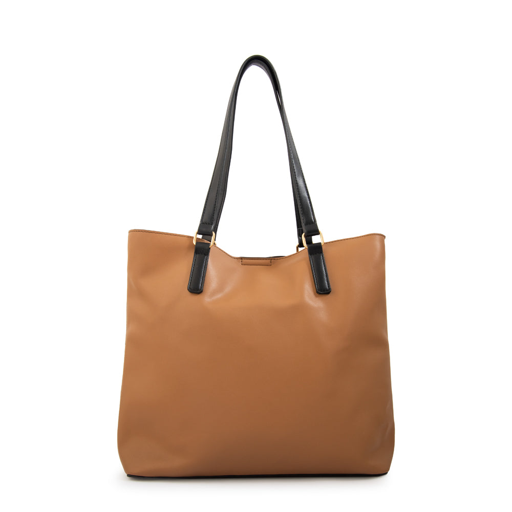 Cartera tote siberia grande café