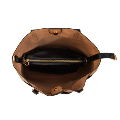 Cartera tote siberia grande café