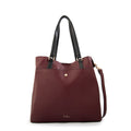 Cartera tote siberia grande burdeo
