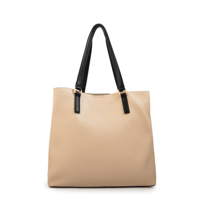 Cartera tote siberia grande blanco crudo