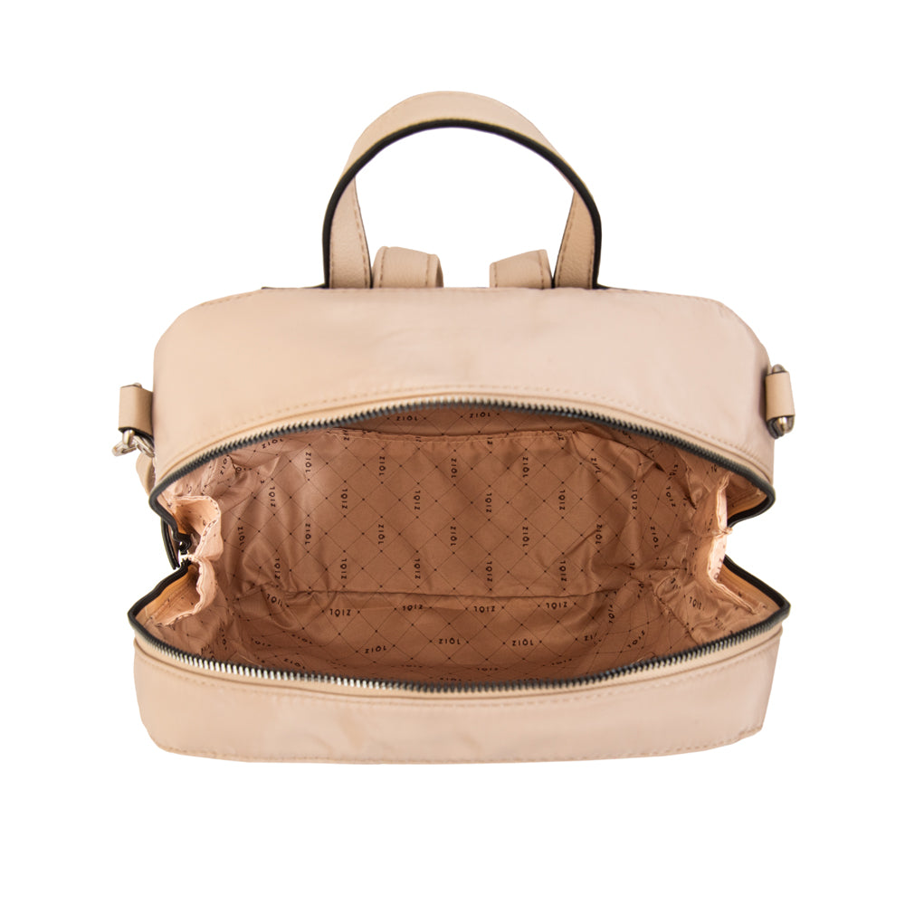 Mochila michelle mediana beige