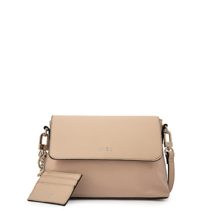 Cartera bandolera michelle pequeña beige