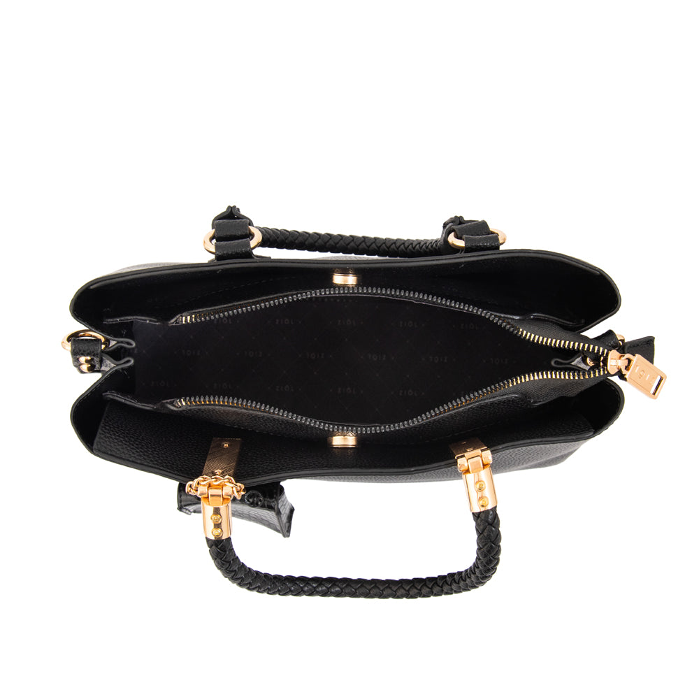 Cartera tote bambina mediana negro