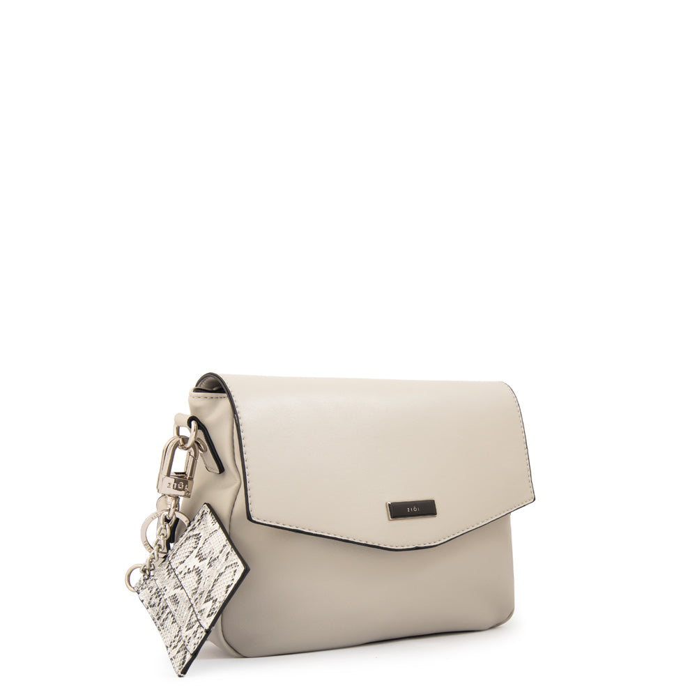 Cartera bandolera raquel pequeña gris