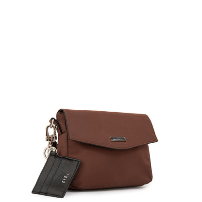 Cartera bandolera raquel pequeña café