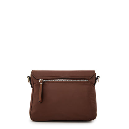 Cartera bandolera raquel pequeña café