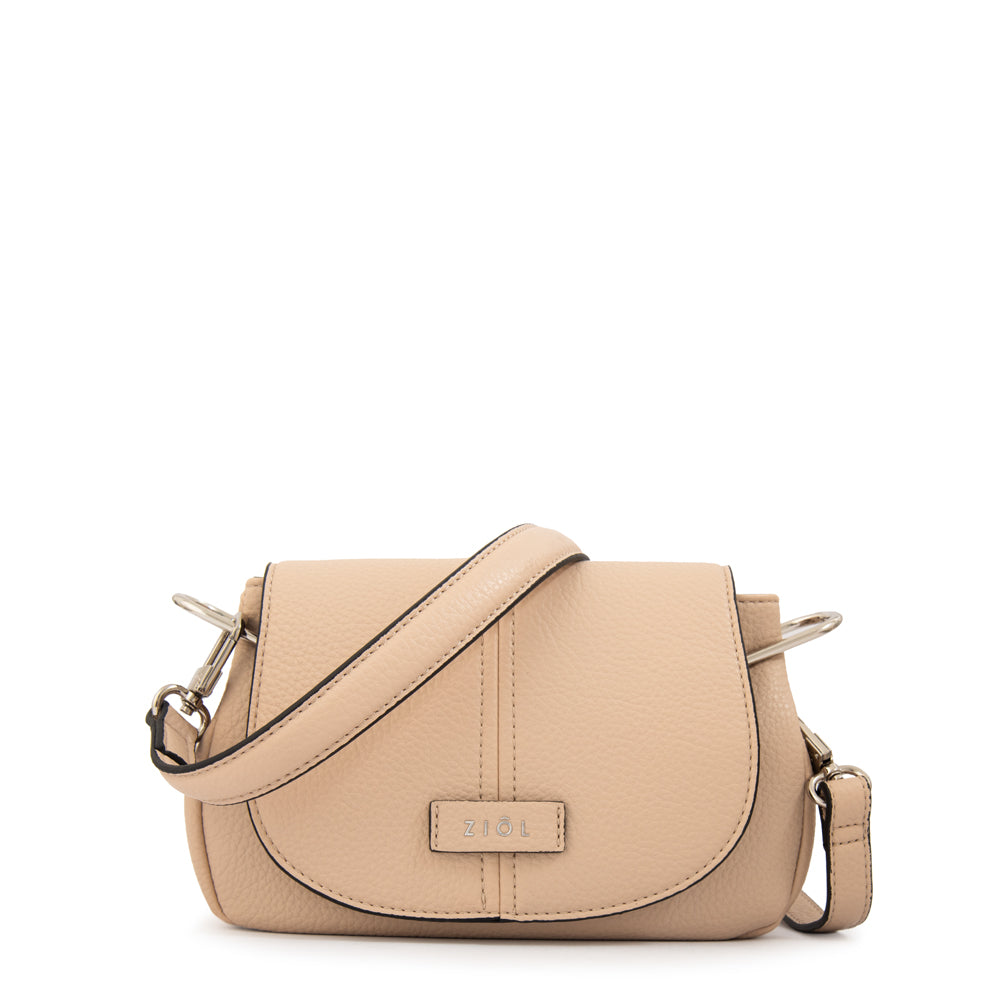 Cartera bandolera marcela mediana beige