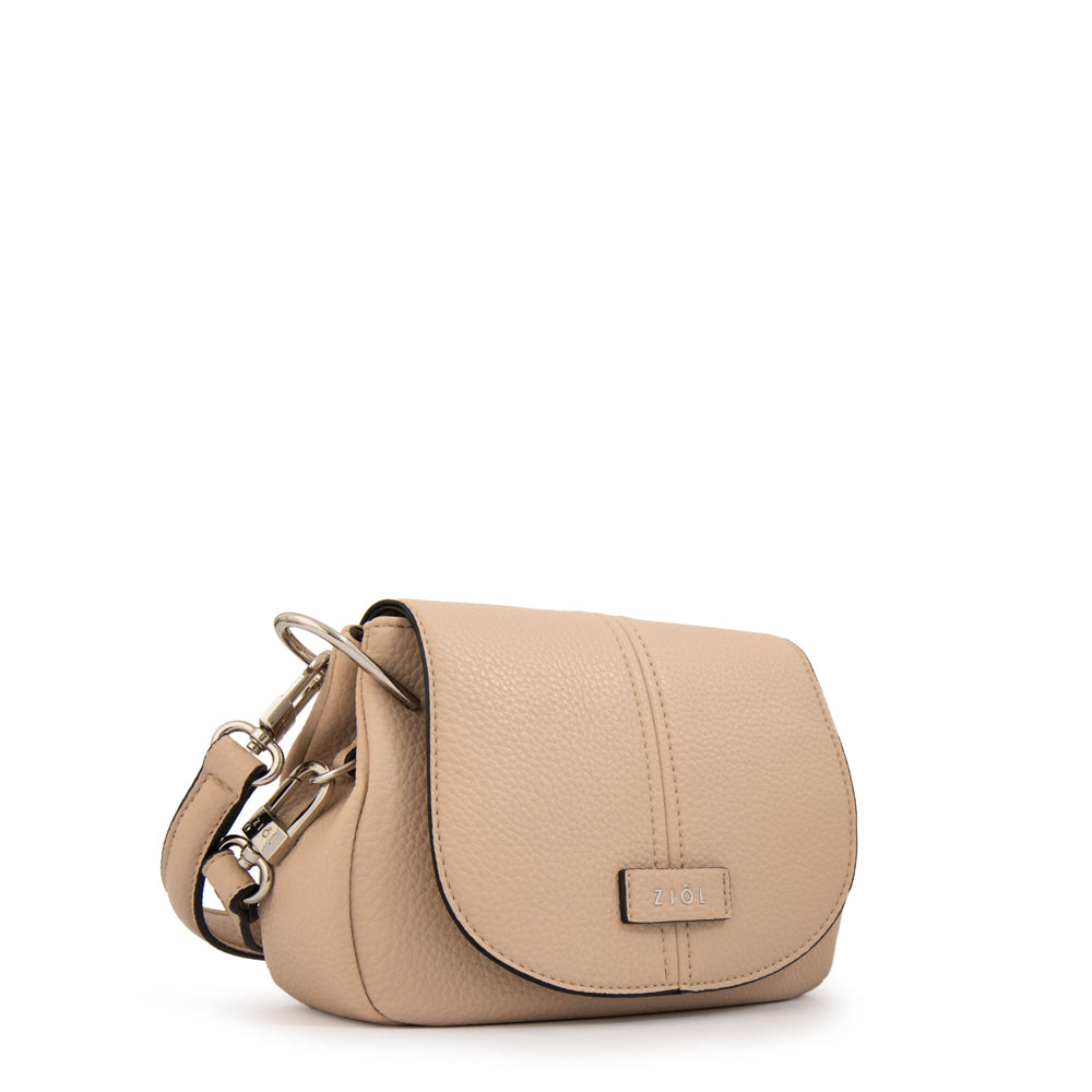 Cartera bandolera marcela mediana beige