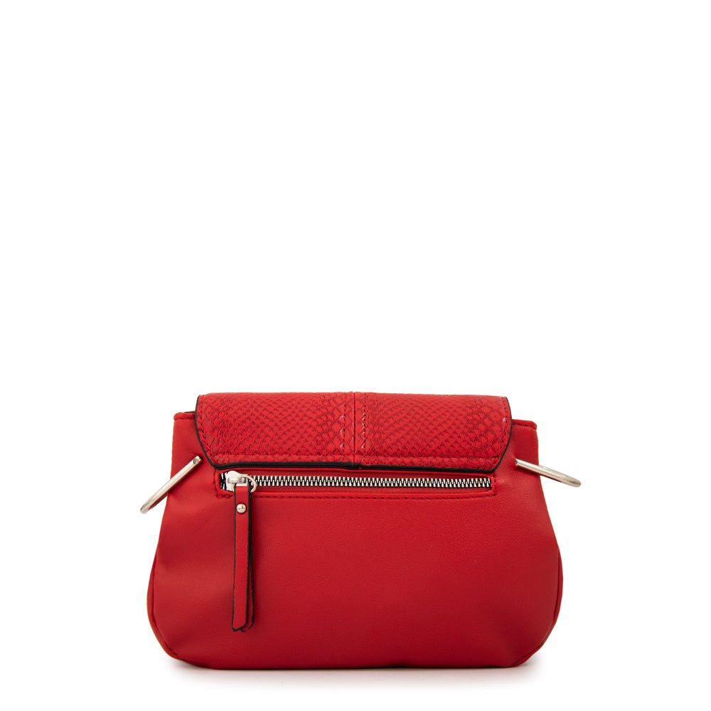 Cartera bandolera marcela mediana rojo