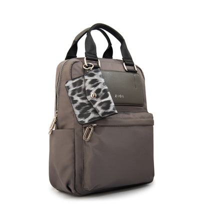 Mochila alfira mediana gris oscuro