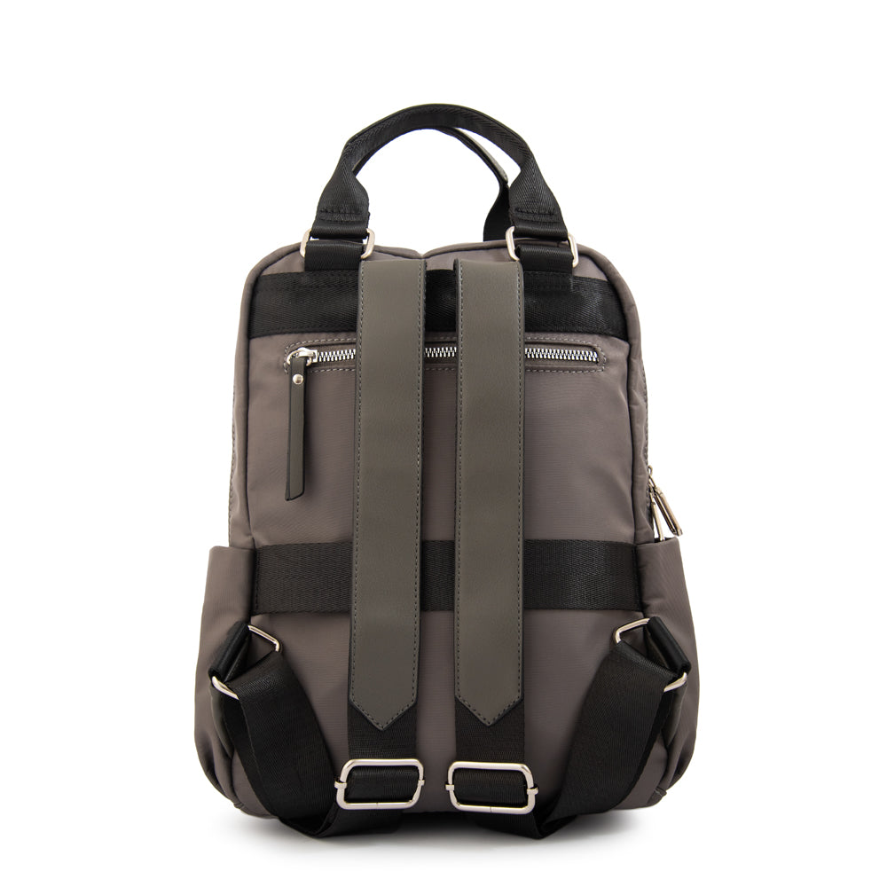 Mochila alfira mediana gris oscuro