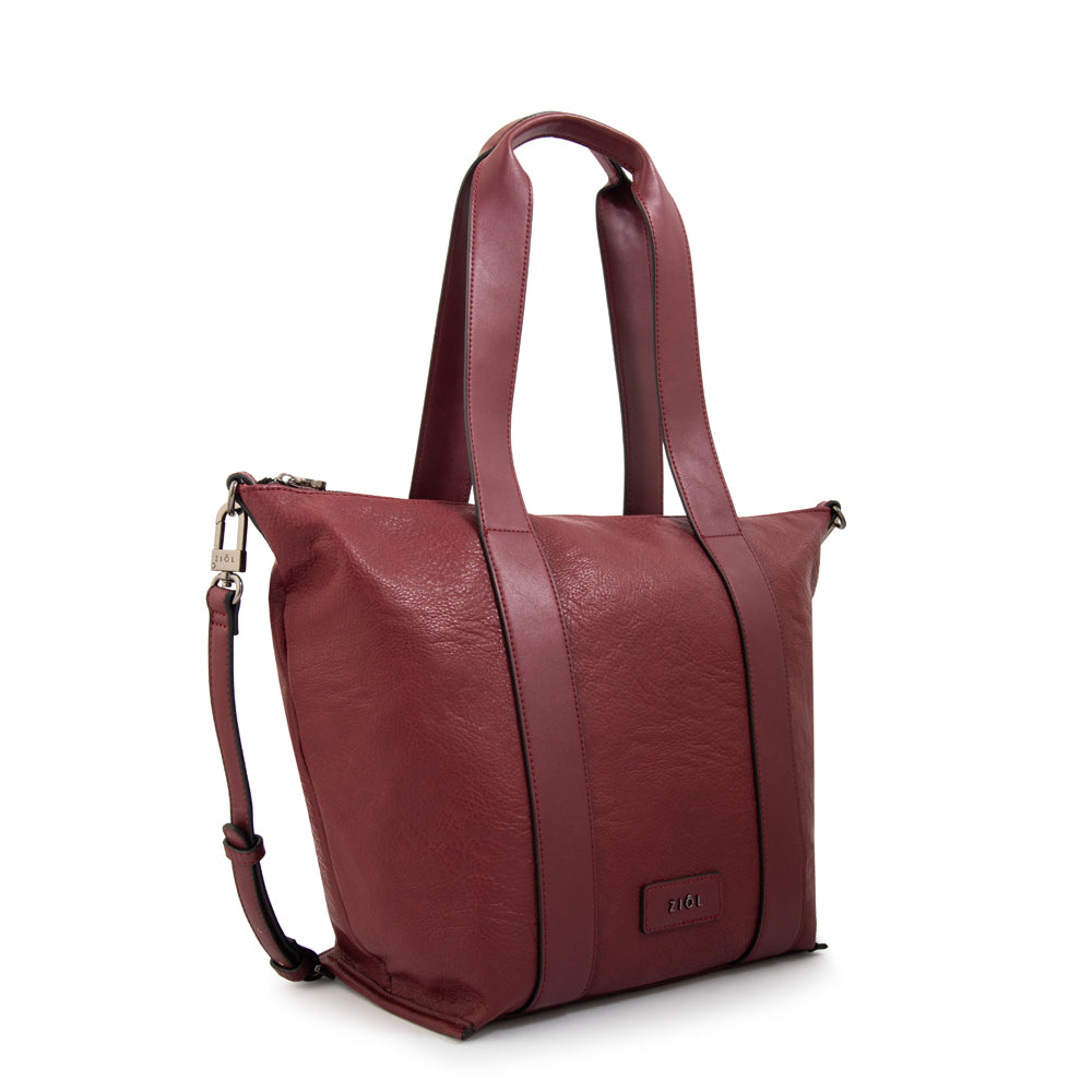 Cartera tote nelly grande rojo oscuro – ZiolBags Chile