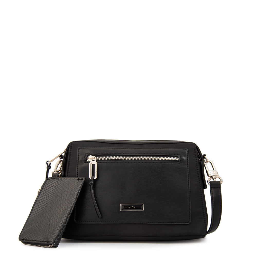 Cartera bandolera zia negro