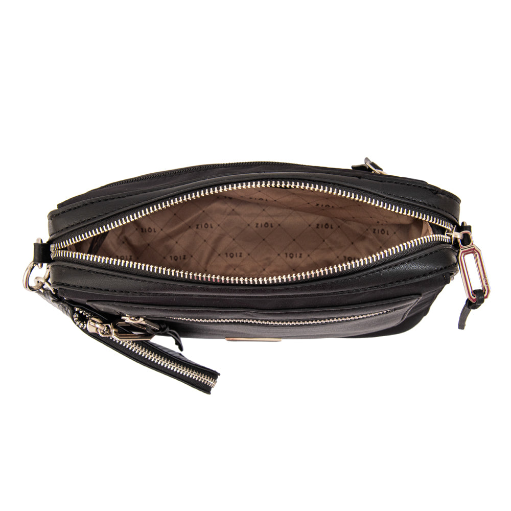 Cartera bandolera zia negro