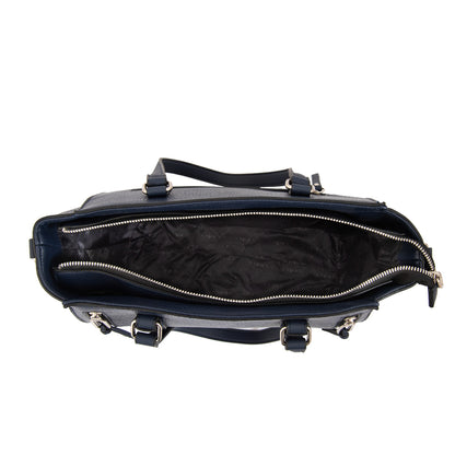 Cartera tote tres divisiones penny azul oscuro