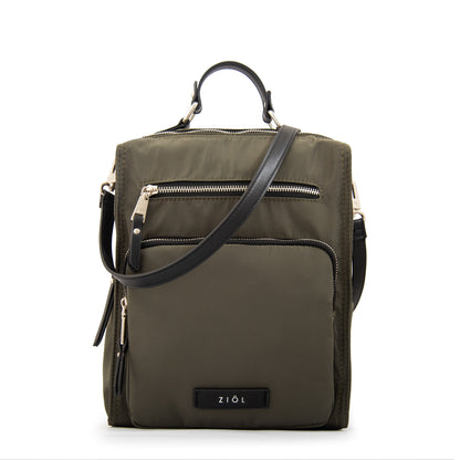 Mochila zuleika verde oliva