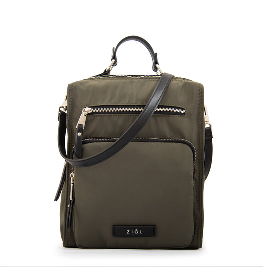 Mochila zuleika verde oliva