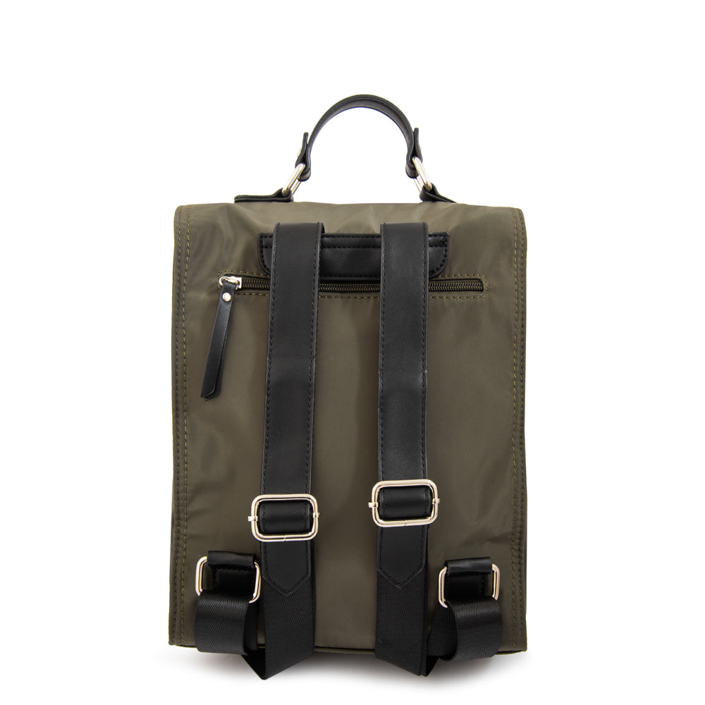 Mochila zuleika verde oliva