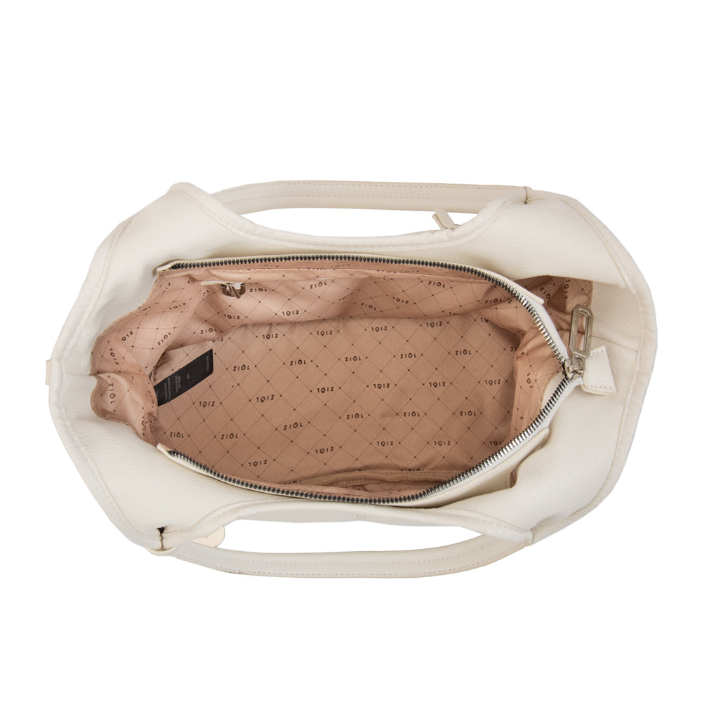 Cartera tote noelia grande blanco
