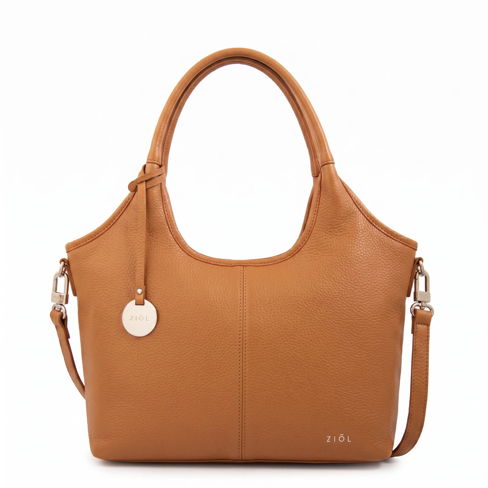 Cartera tote noelia grande camel