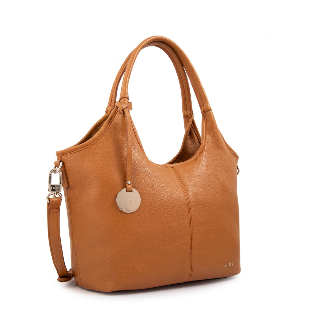 Cartera tote noelia grande camel
