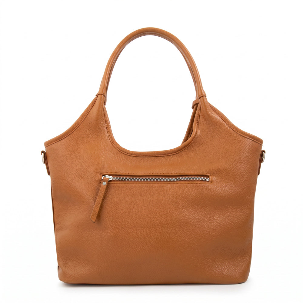 Cartera tote noelia grande camel