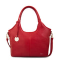 Cartera tote noelia grande rojo oscuro