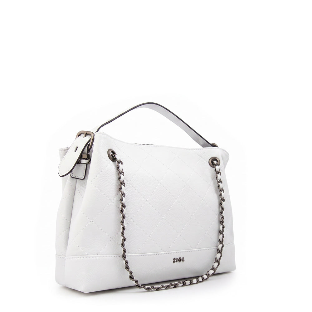 Cartera tote lian blanco