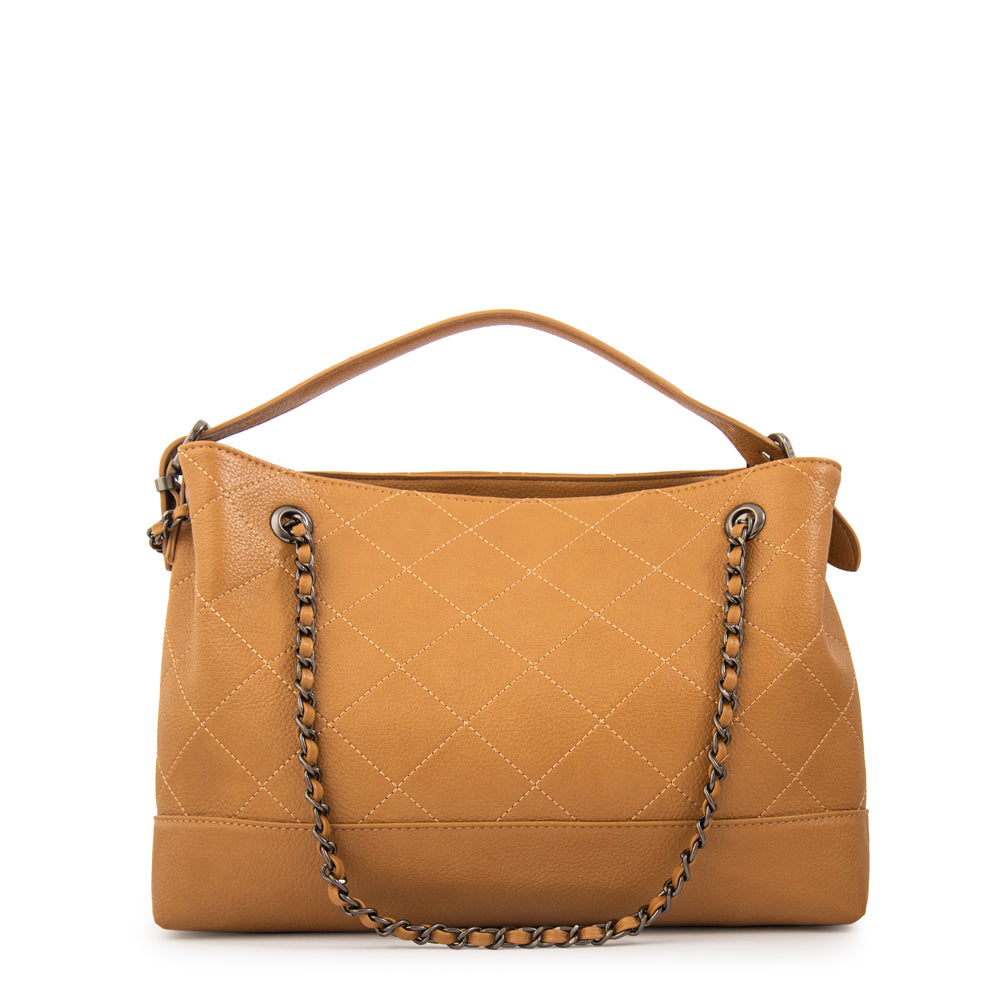 Cartera tote lian camel
