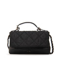 Cartera bandolera con tapa lian negro