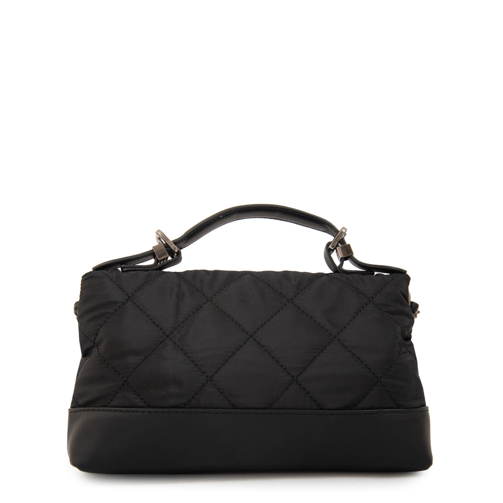 Cartera bandolera con tapa lian negro
