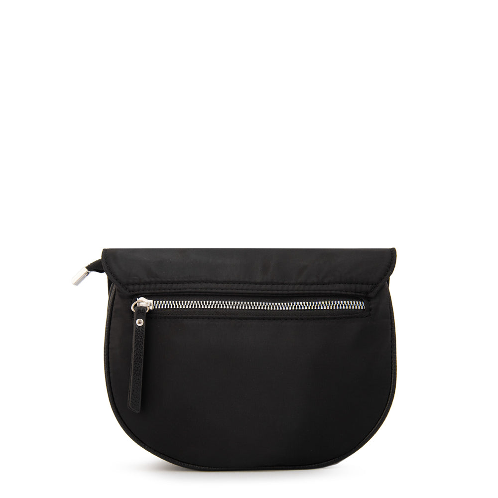 Cartera bandolera con tapa marina negro