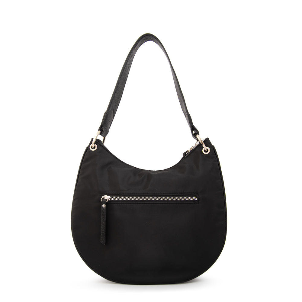 Cartera corte oval marina negro