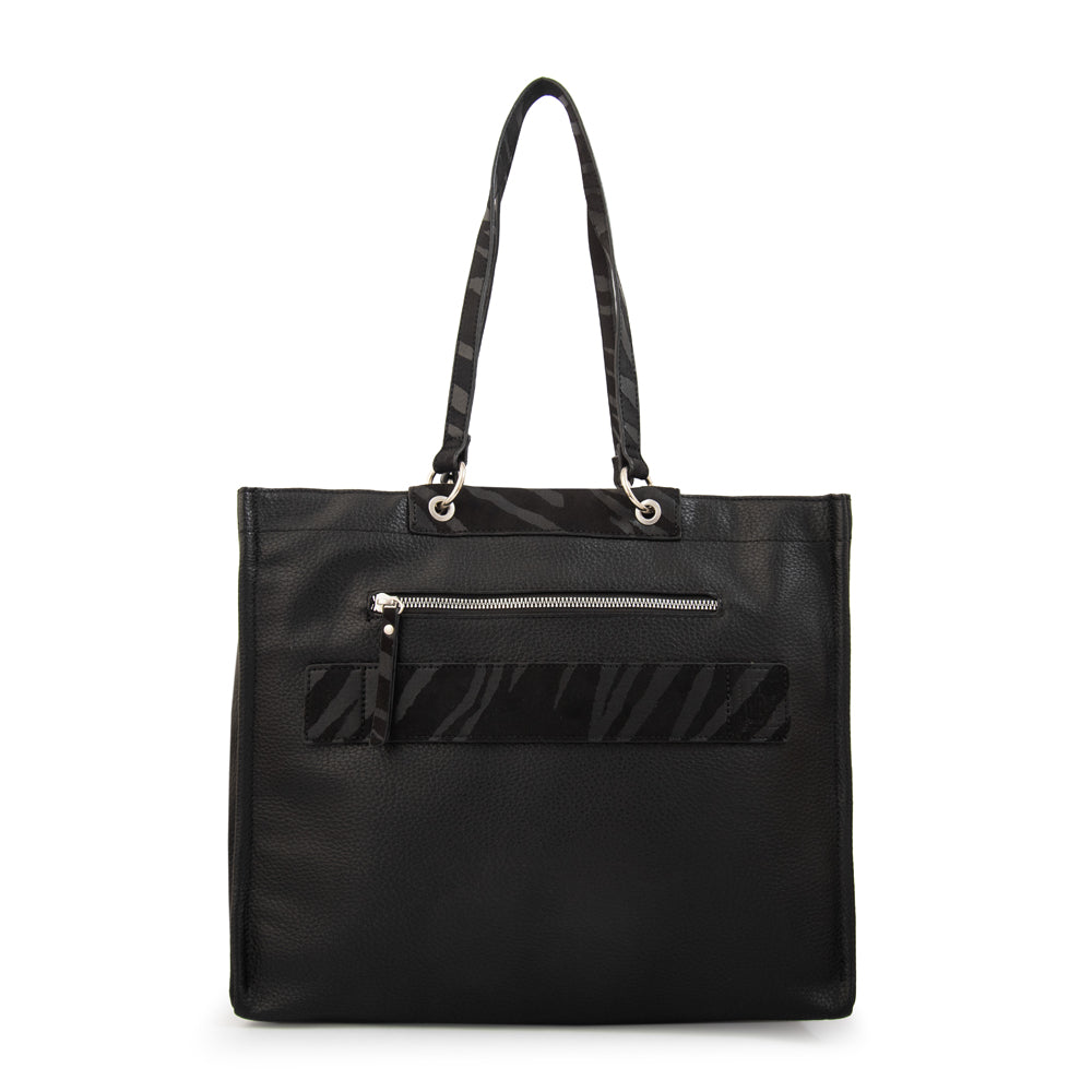 Cartera tote porta notebook simoneta negro