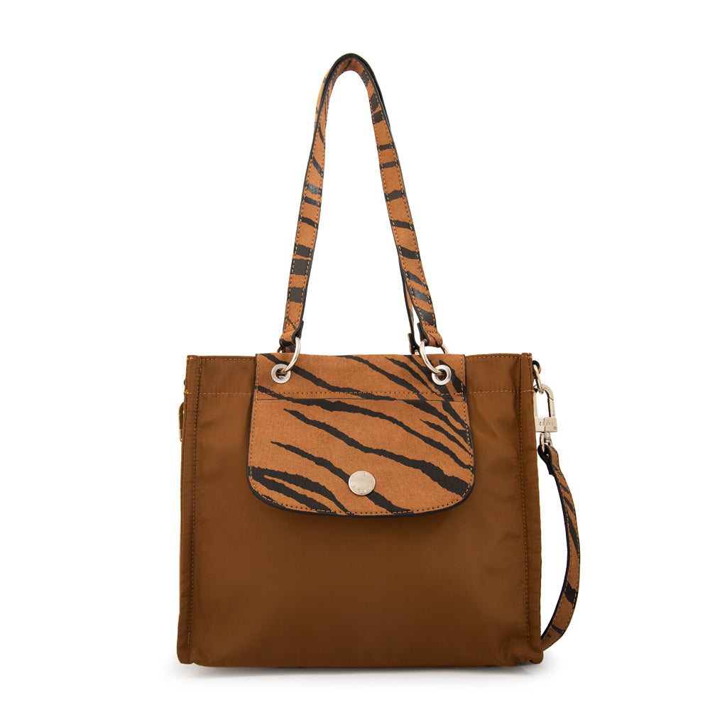 Cartera bandolera simoneta camel