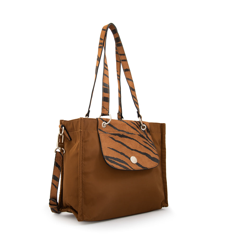 Cartera bandolera simoneta camel