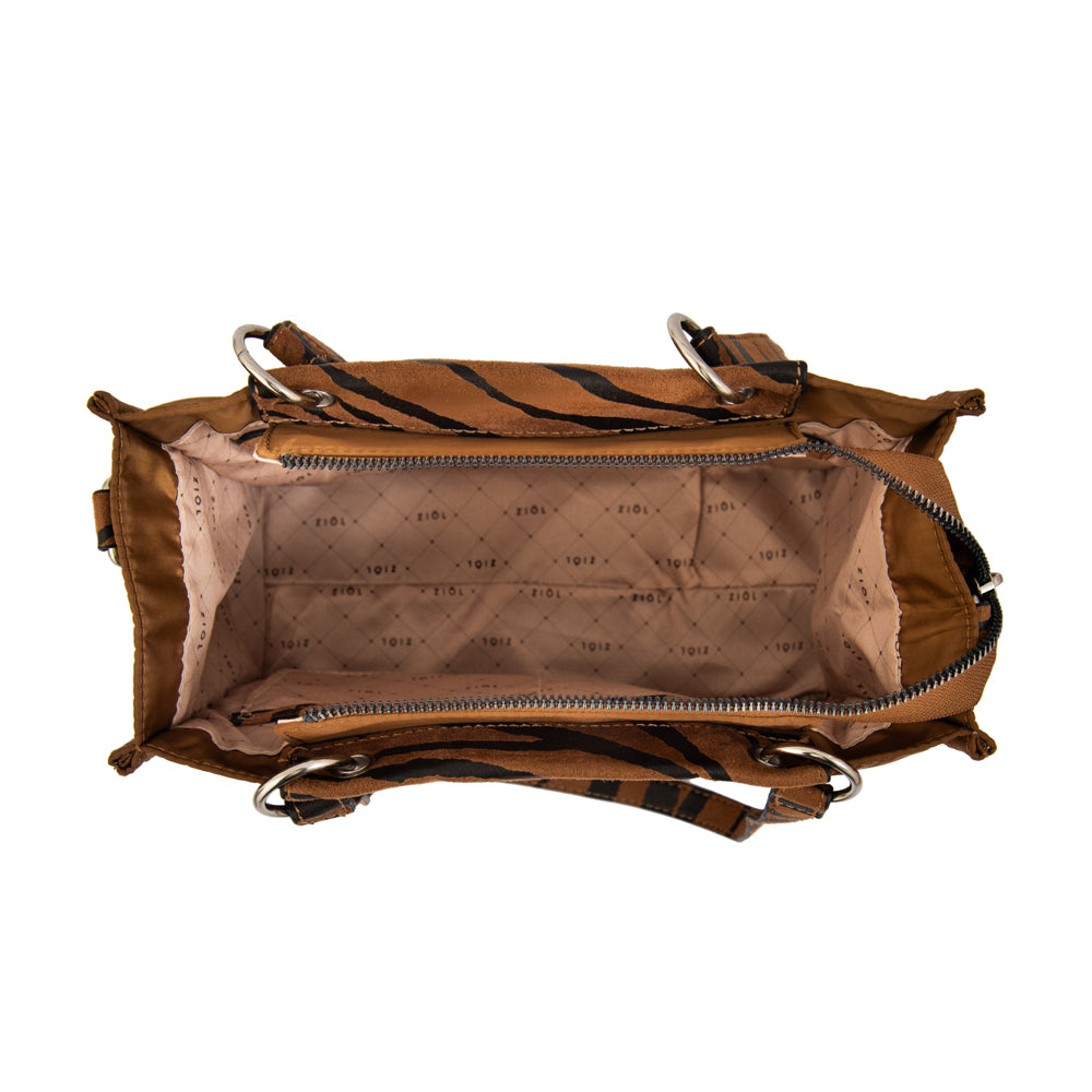 Cartera bandolera simoneta camel