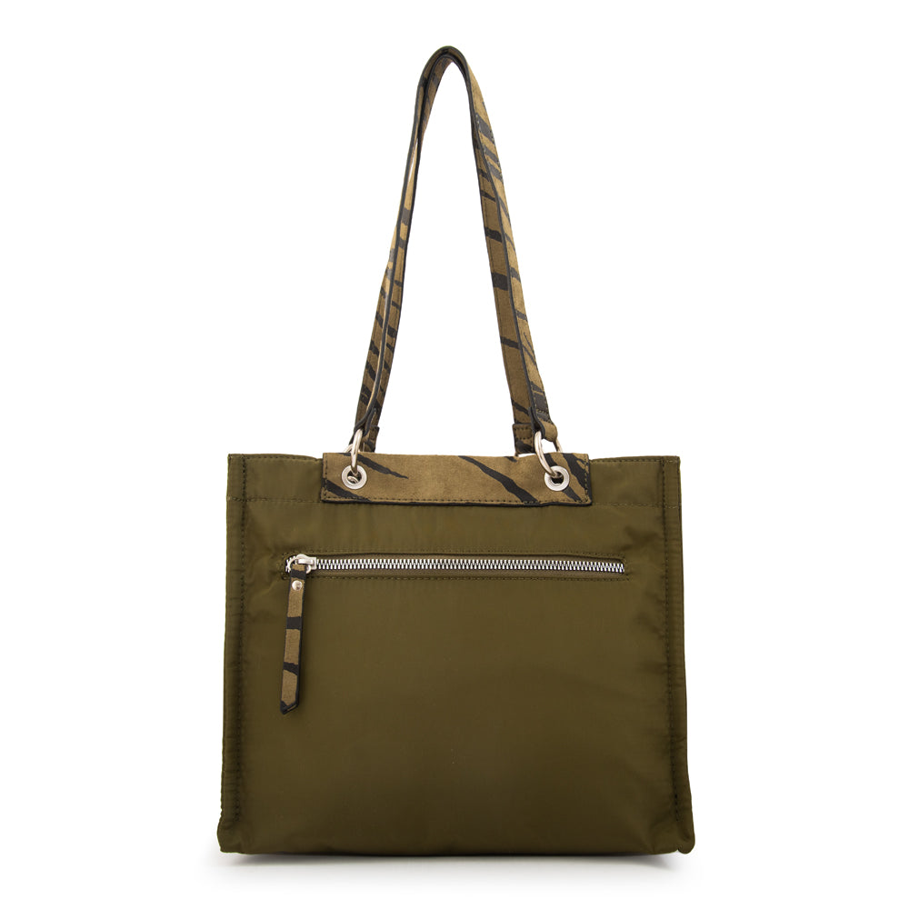 Cartera bandolera simoneta verde oliva