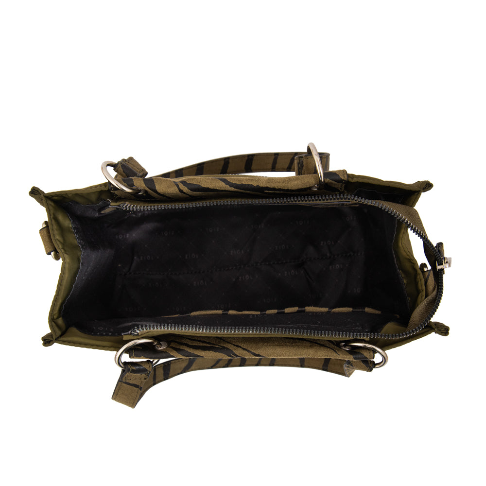 Cartera bandolera simoneta verde oliva
