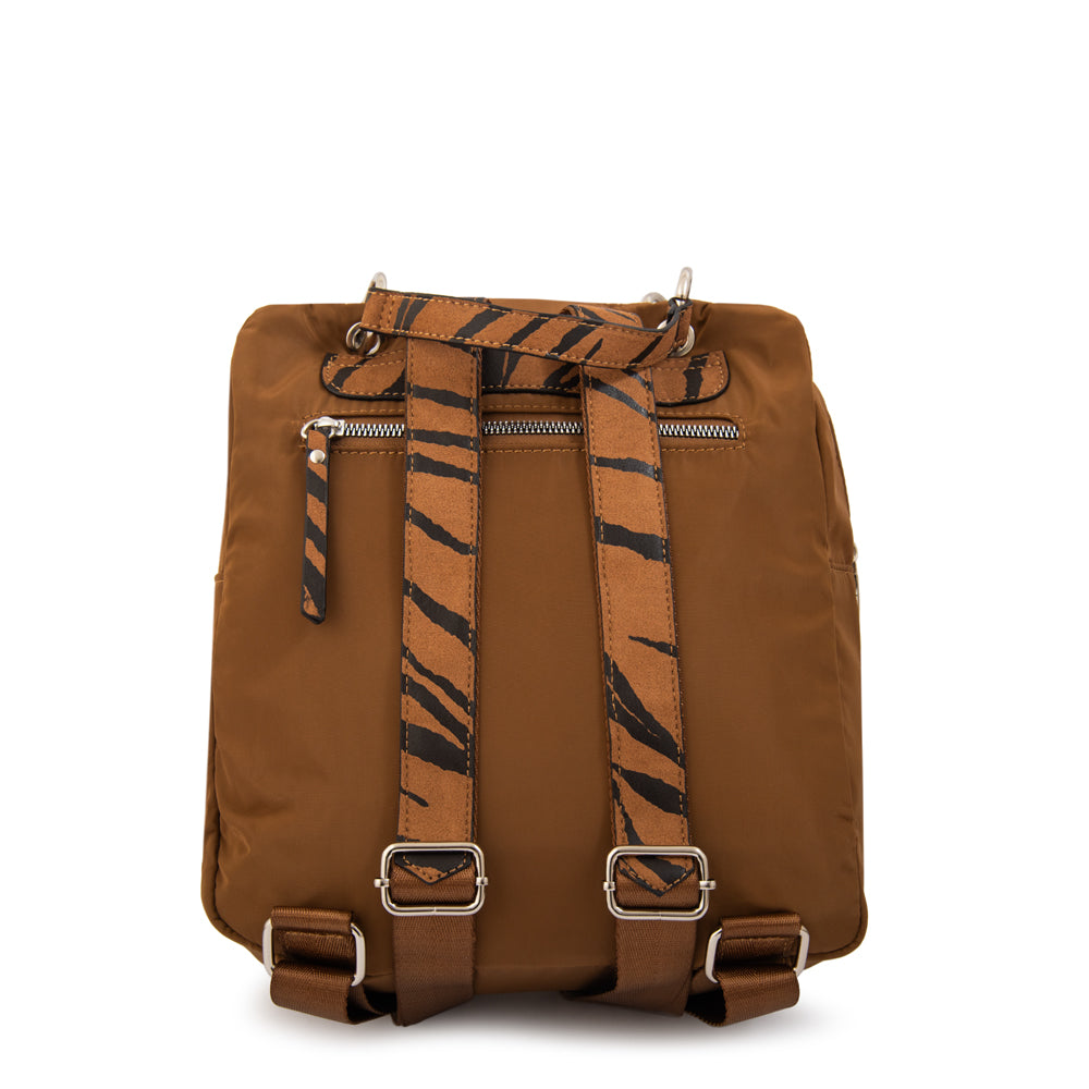 Mochila simoneta mediana camel