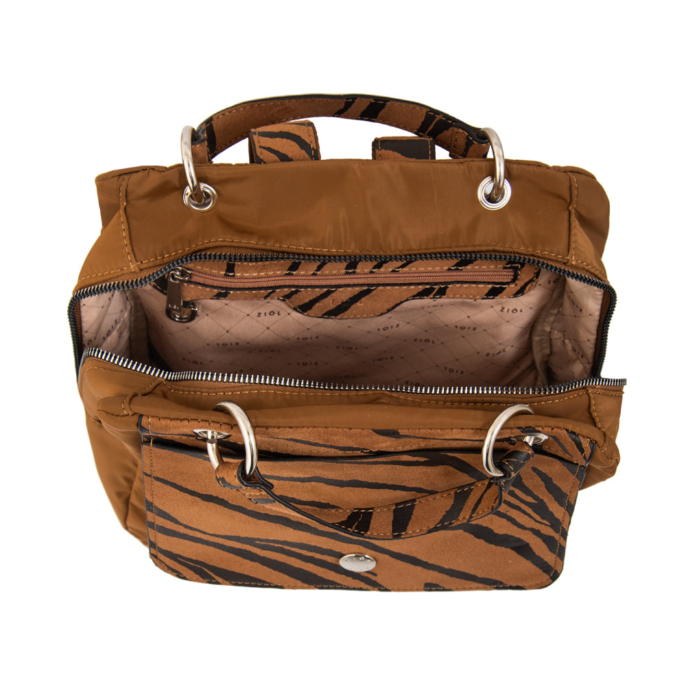Mochila simoneta mediana camel