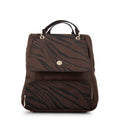 Mochila simoneta mediana café oscuro