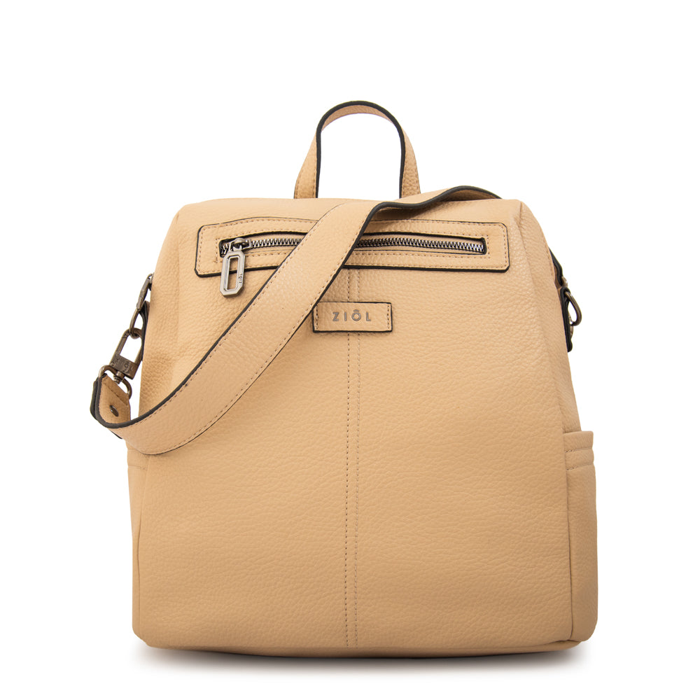 Mochila jessy mediana beige